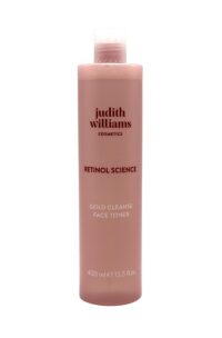 Judith Williams Retinol Science Gold Cleanse Face Toner 400ml Gesichtswasser mit 24-Karat-Gold